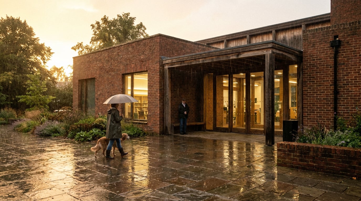 Wet-Weather Architectural Renders: Puddles, Reflections and Moody Skies